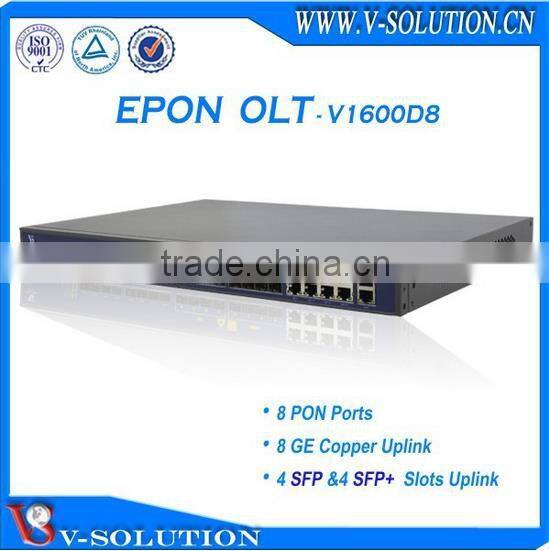 Web Manage 4 PON Port EPON OLT with 4GE Interface Support EMS