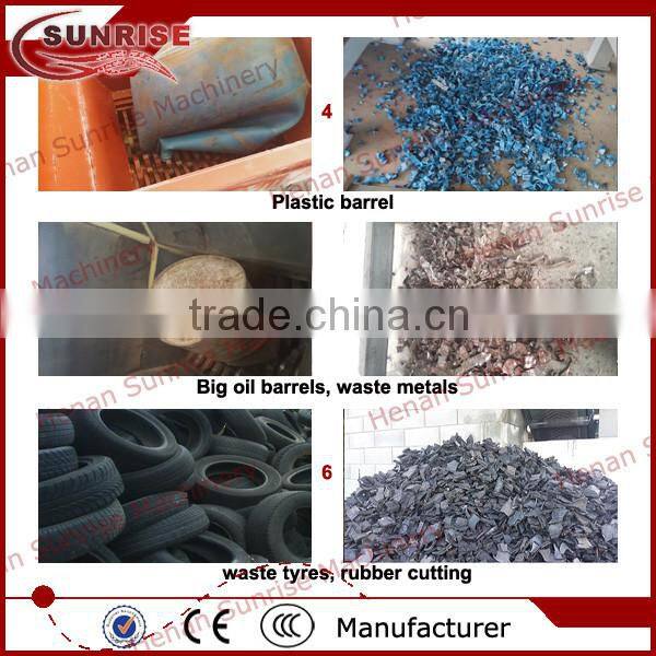 Twin shaft waste tire shredder machine 008613849044466