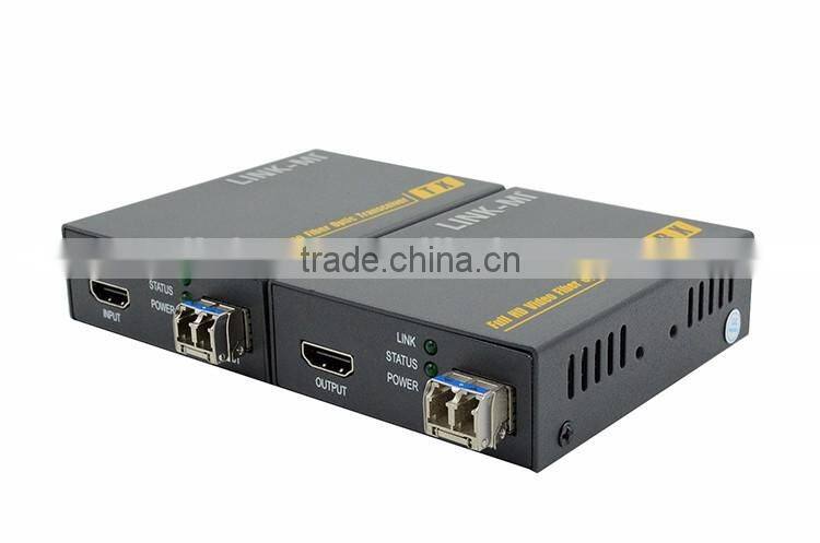 LINK-MI LM-THF123HKM 2KM-10KM HDMI Fiber Optic Extender SFP model LC 4K*2K, EDID copy/pass-thru function EDID/HMDI 1.4 standard