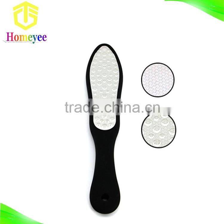 304 Stainless Steel Rubber Handle Metal Pedicure Foot File
