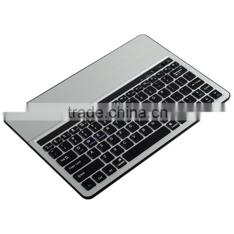 Best selling aluminum bluetooth azerty keyboard for android tablet pc