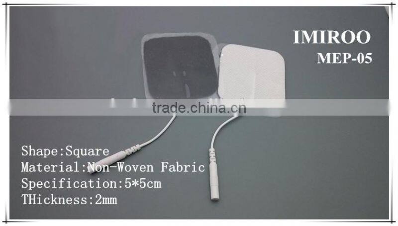 Self-adhesive skin electrode/electronic muscle stimulator 's electrode massage pad