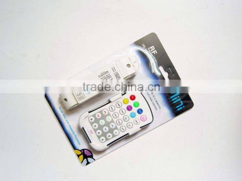 Hot sale Mini RGB led strip Controller M7 remote with M3-3A Receiving controller