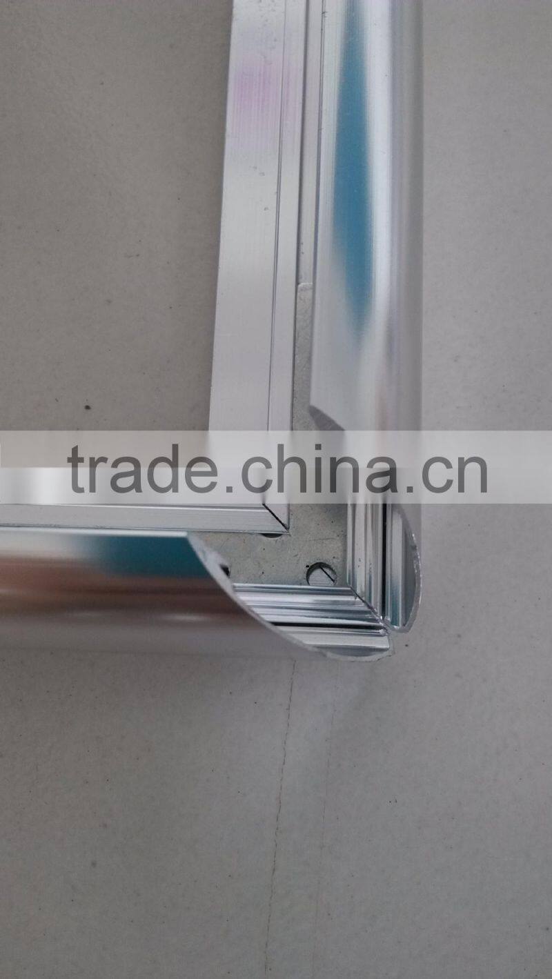 21mm shiny silver A3 snap frame