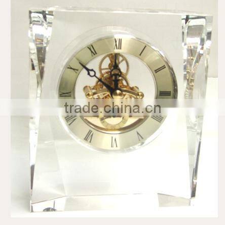 2016 beautiful elegant crystal clock