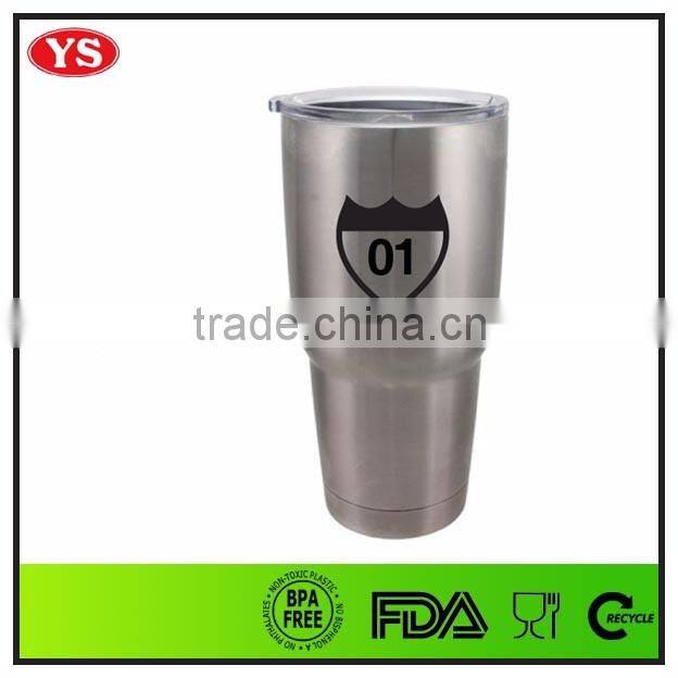 food grade double wall vacuum 18/8 stainless steel tumbler 30oz