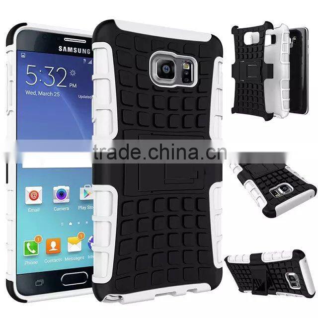 Low MOQ Hybrid design tpu pc hybrid combo phone case for samsung note 5 China make