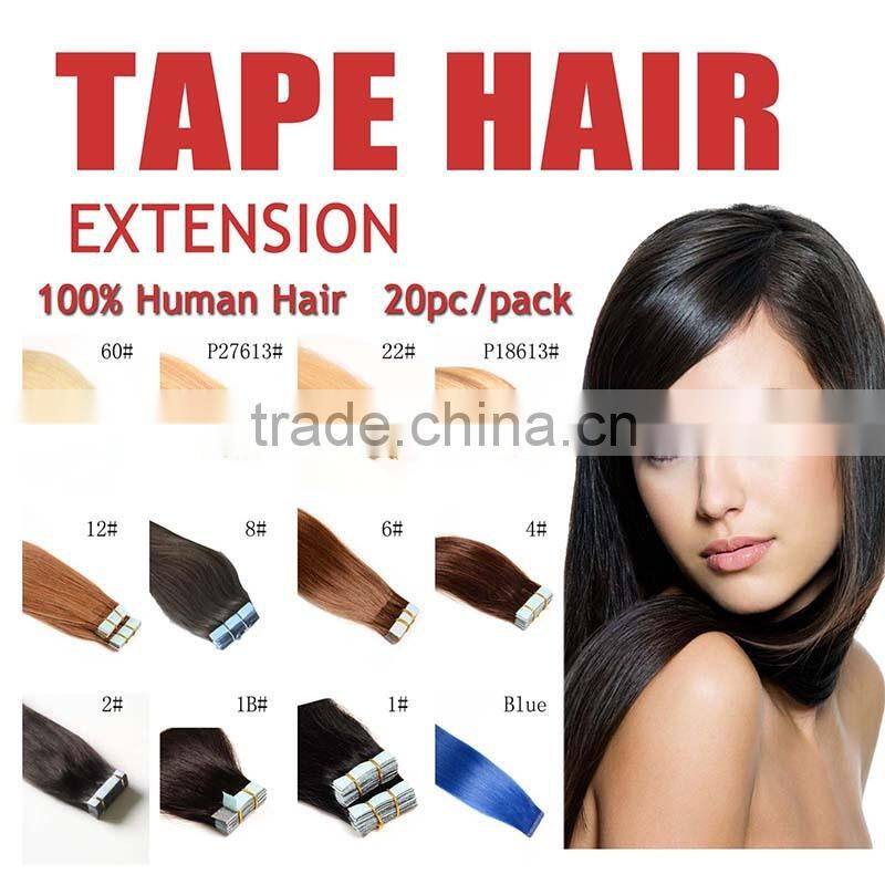 Wholesale 1 sheets 12pcs 4cm*0.8cm CPAM SUPER HAIR TAPE Adhesive Double Side Tape for remy human hair, tools for hair extension