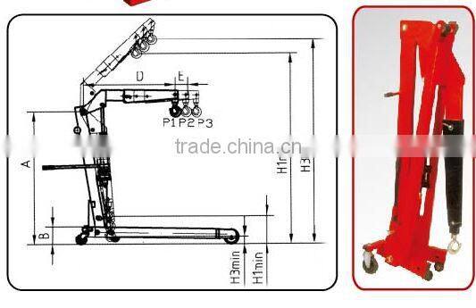 Torin 2ton CE professional folding engine crane