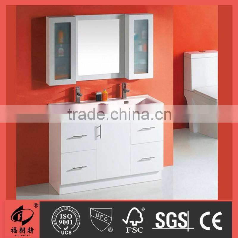 1200MM double ceramic basins MDF commercial bathroom vanity 2015049