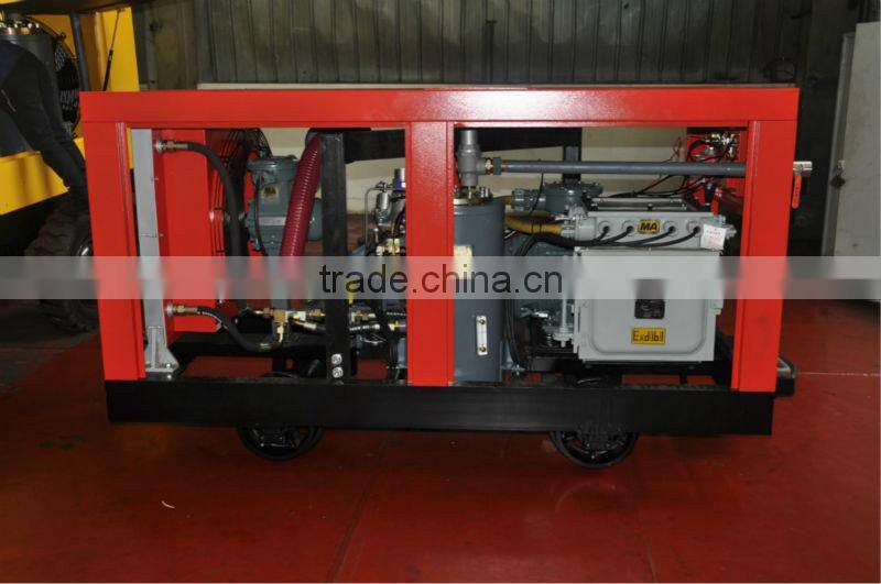 High quality Explosion-proof portable/ mobile air compressor for coal mining