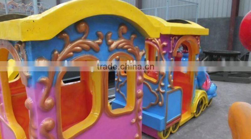 2016 Best Investment Project! Amusement Park Electric Track Train Electric Rides on Animal