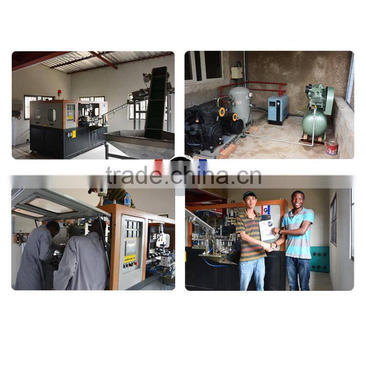 Thermoforming blow molding machine for PET jar