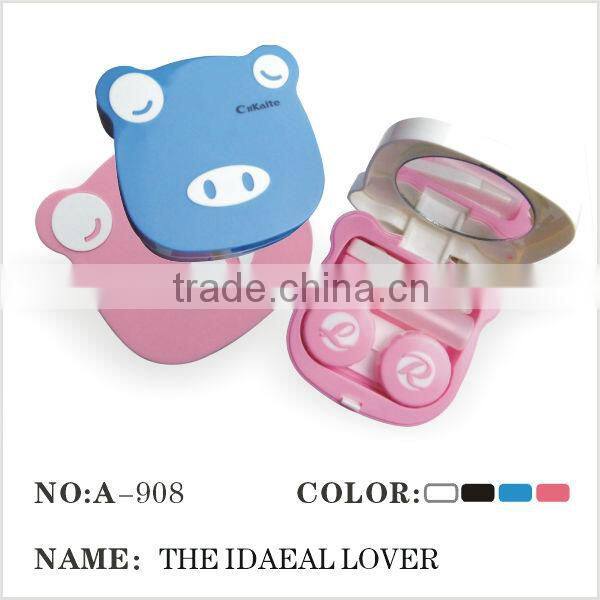 A-908 lovely pig contact lens cases