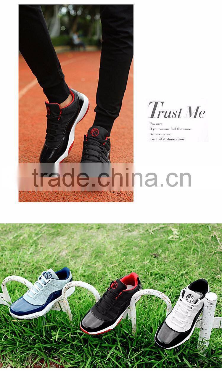 2016 high quality rubber sole light sport low-top basketball shoes for men