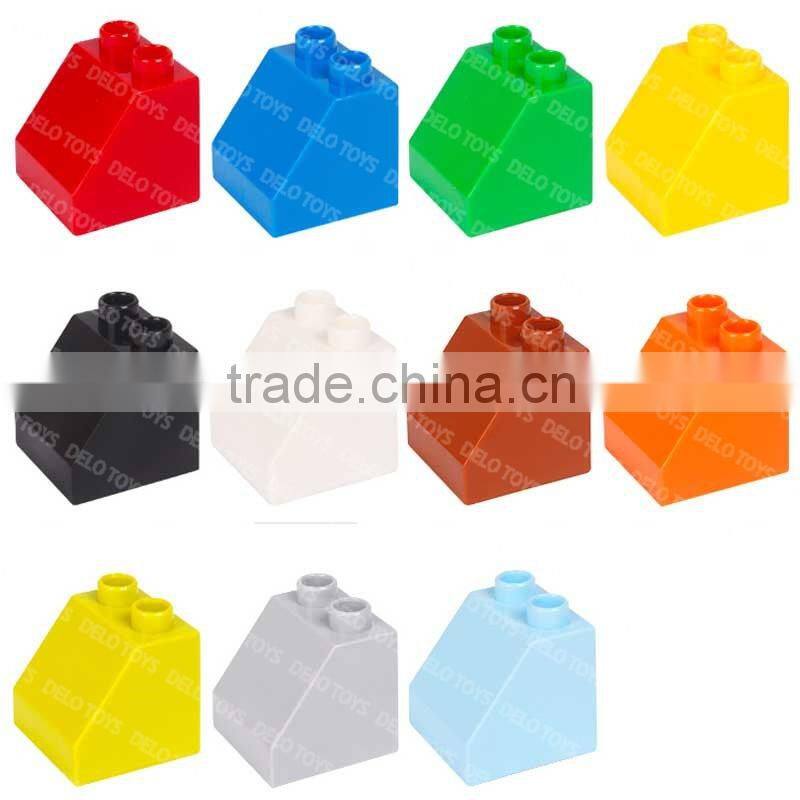 DIY Plastic building blocks random bricks 1*2 bevel 12colors--DE0299019