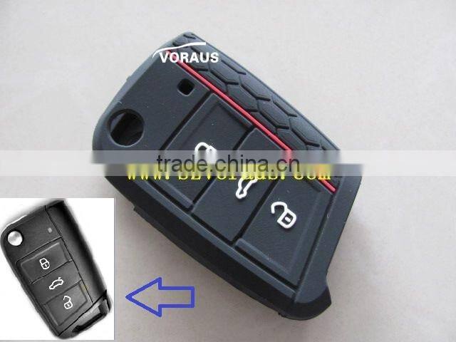 V 3 button smart key pack (black/high quality)