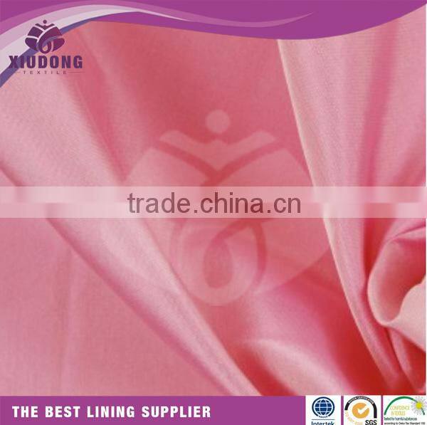 100 poly black yelllow blue taffeta lining fabric for garment