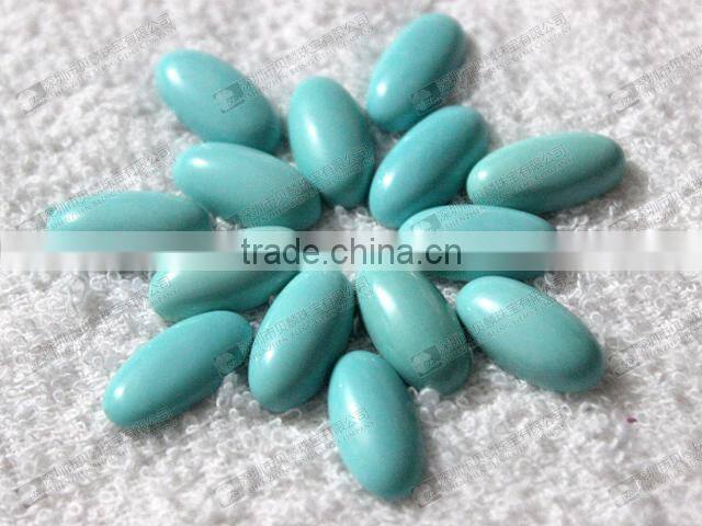 Factory price gemstone loose turquoise stone