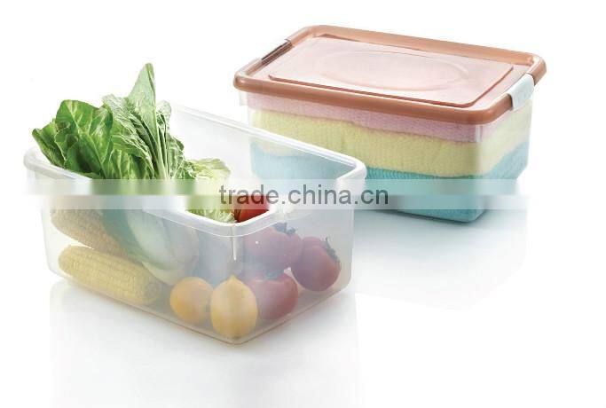 Multi-use plastic storage box