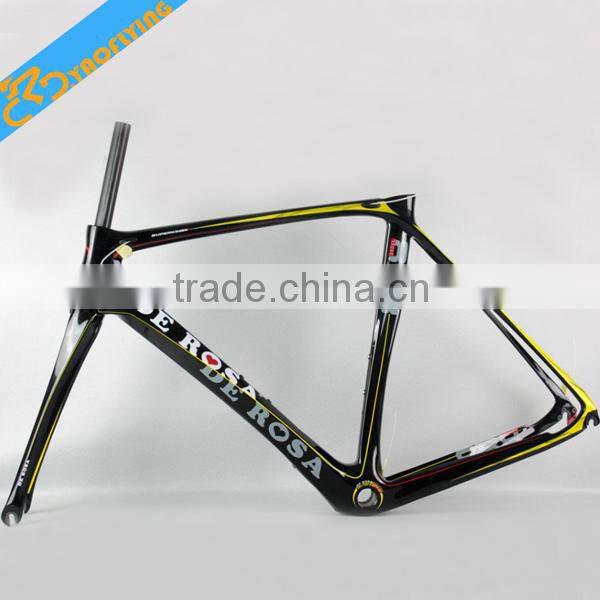 HOT SALE! champion de rose 888 carbon road frame, customer painting cheap carbon road frame on selling