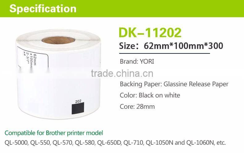 Yori DK 11202 DK label (62mm*100mm*300)