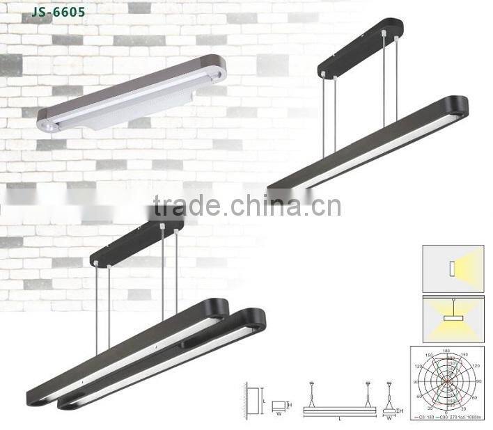 Modern led office lighting linear pendant light 4ft 36w 3600lm 5 years warranty