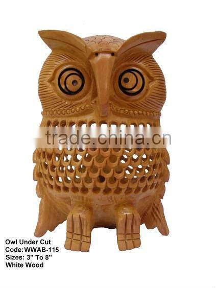 wooden owl
