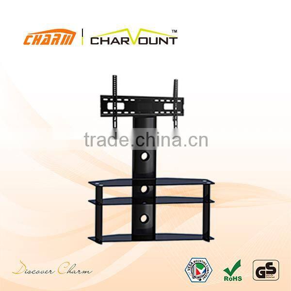 Metal legs tv stand for 32"-65", Charmount led tv stand model