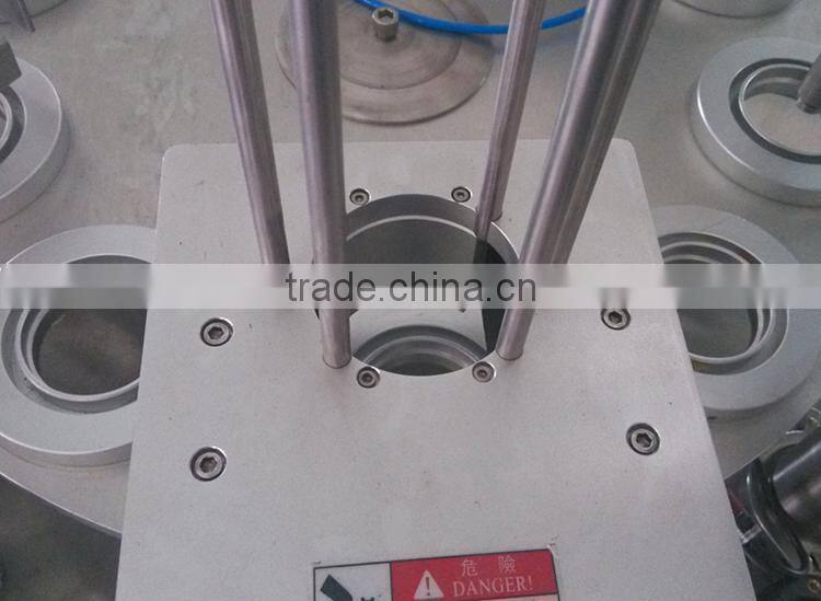 2016 new product yogurt cup rotary filling sealing machine
