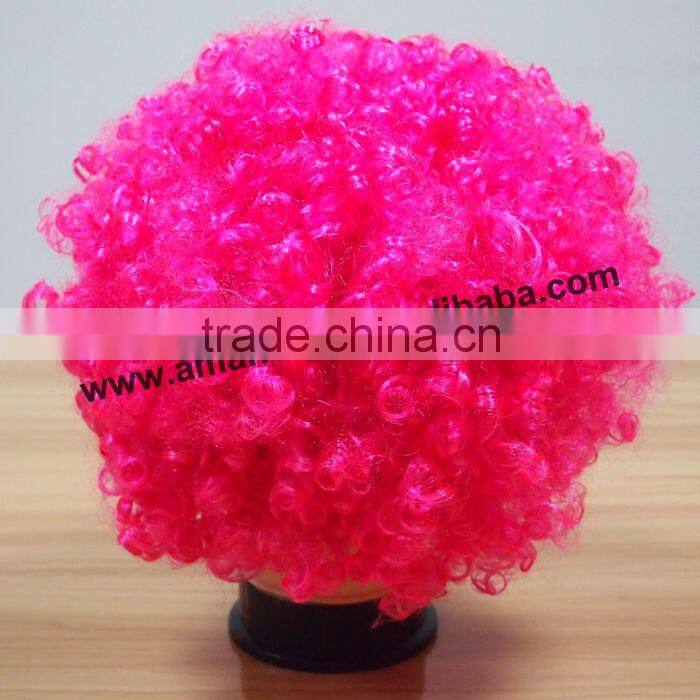 Tops Seller Christmas Party Wig,Sports Wig/Sport Headband Wig/Sports Fans Wigs,