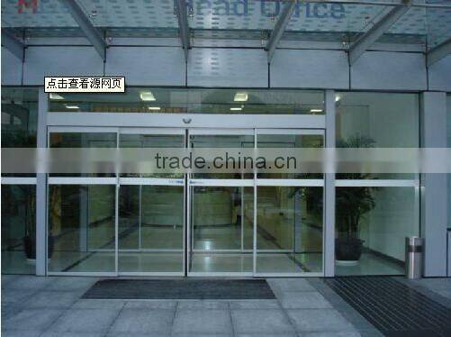 Top quality elegant automatic glass sliding door for pub