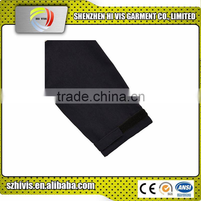 hi vis yellow navy Custom embroidered reflective protective oil resistant coverall