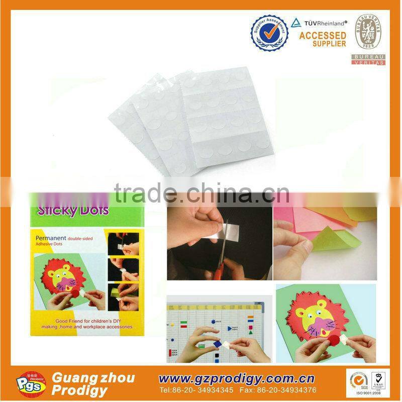 2015 removable double sided sticky dots , adhesive silicone dot