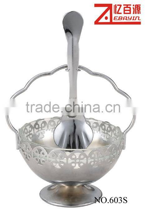 Ancient Style Glass Sugar Bowl