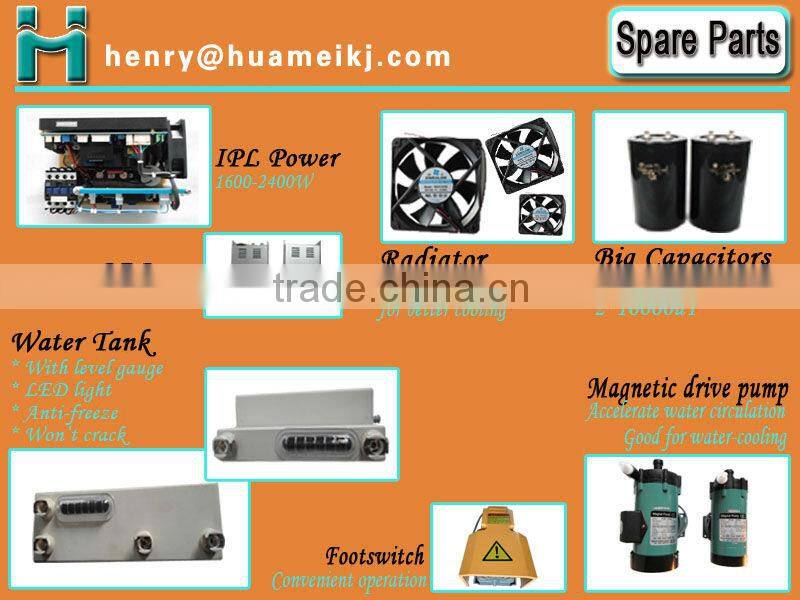 Top Salon best E-light/e light( IPL+RF)/elight hair removal machine for all kinds skin color(white black brown)