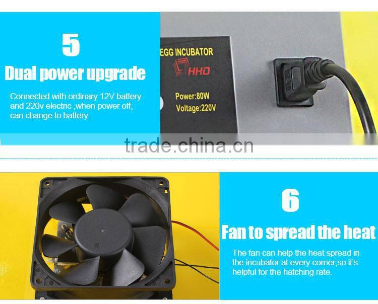 HHD YZ8-48 high quality commercial incubators for hatching eggs