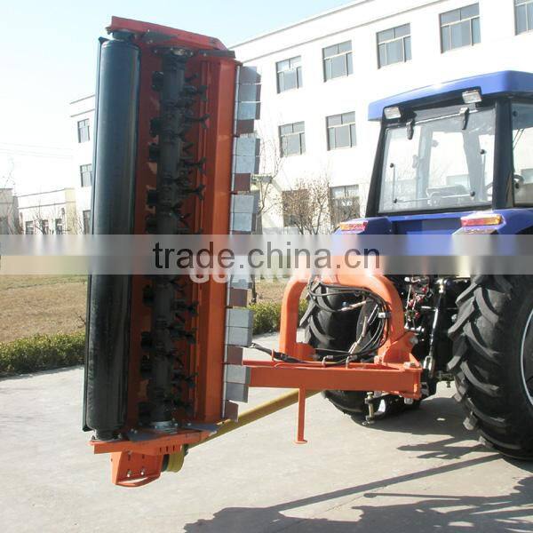 Side cutting 3 point flail mower