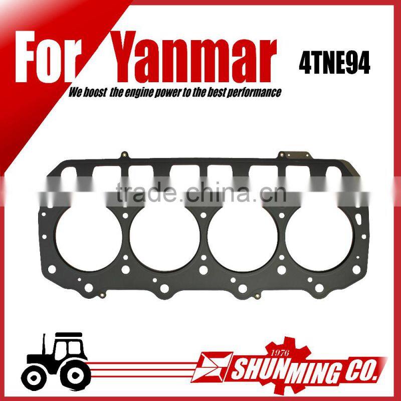 4TNE94 steel head gasket for Yanmar diesel excavator replacement parts