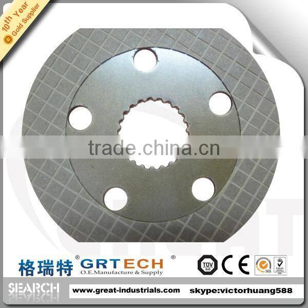 High performance disc brake plate for holland tractor