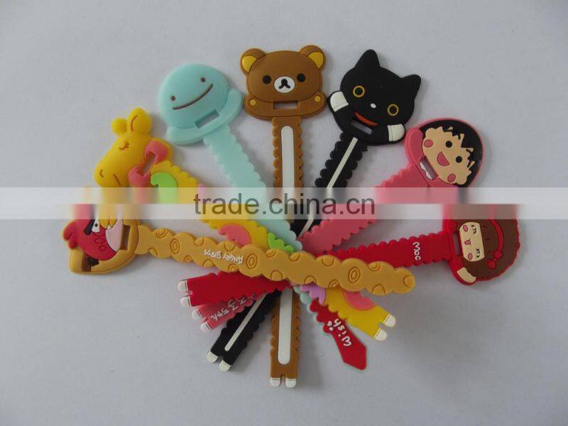 Newest design colourful silicone cable tidy , promotion gift,OEM welcome