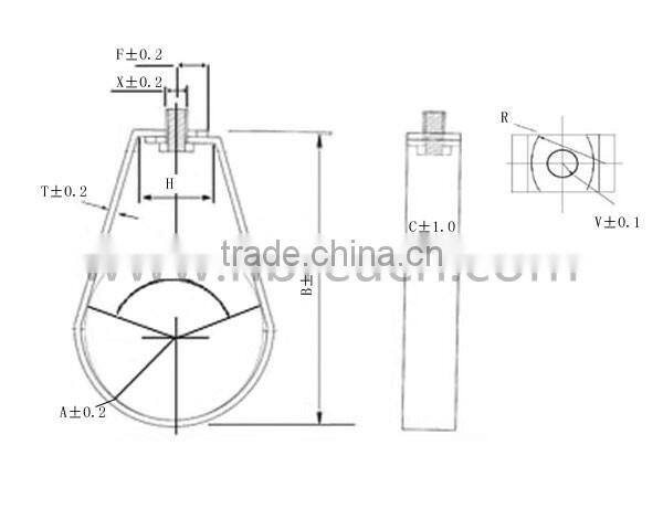 Pre-Galvanized Threaded Rod Swivel Loop Hanger