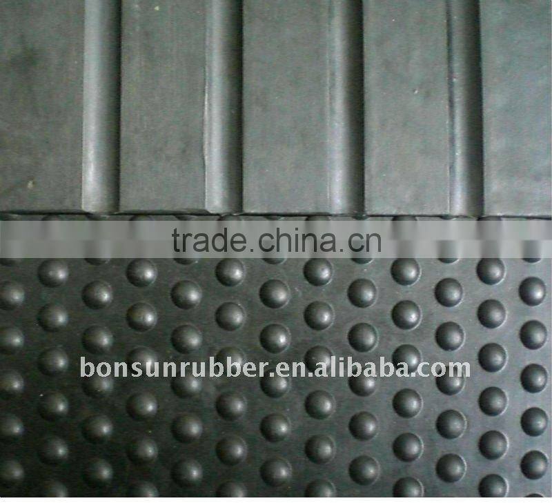 17mm thickness Easy-cleaning cow horse trailer rubber mat