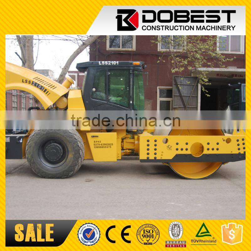 China best selling 21 ton single drum vibratory road roller LSS2101