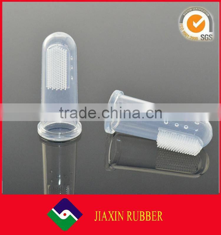 Food grade soft silicone baby finger tongue cleaner toothbrush massager for baby kids oral health