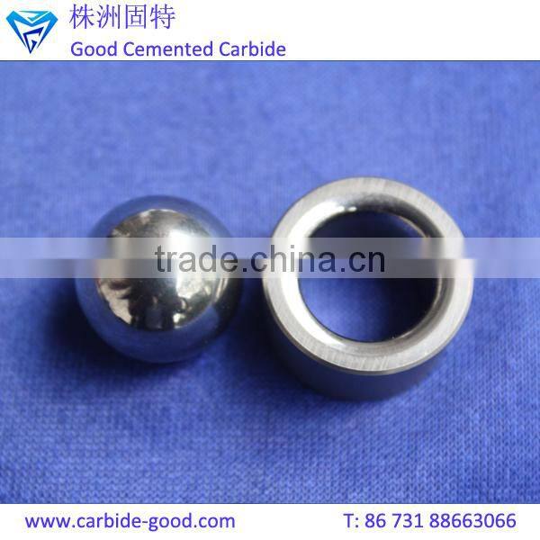 Grinding polished tungsten carbide ball and valve seats