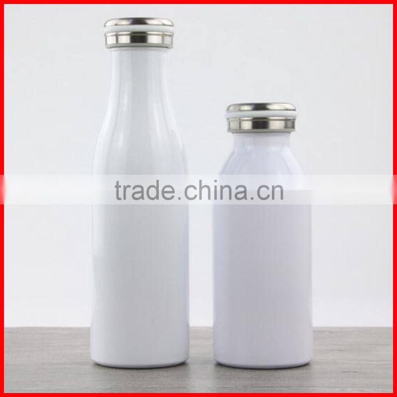LOGO customized Stainless steel 304 wholesale Ms& children gift Milk bottle thermos flask vacuum cup