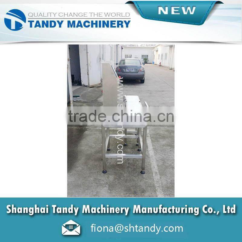 New products useful food conveyor weight checking machine