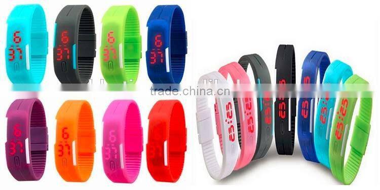 silicone watch Touch Screen LED Silicone Watches Digital Wrist Watch Men Rubber Band silicone watch kids silicone watch