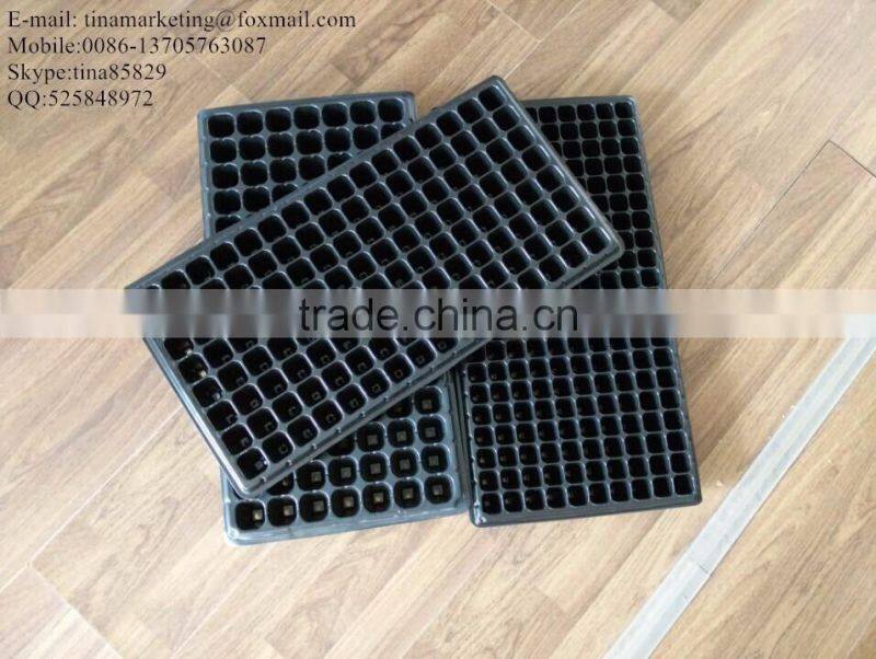 105 Cell,128 Cell, 200 Cell PS Plastic Plant Nursery Seed Breading Tray for Agriculture China Manufactuer